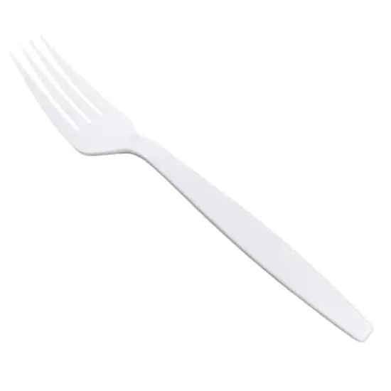 JAM Paper Premium Plastic Forks, 100ct. White {4}