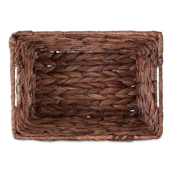 DII&reg; Medium Dark Brown Water Hyacinth Baskets, 2ct. {6}