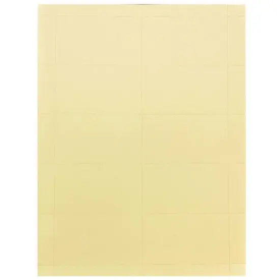 JAM Paper 3.5" x 2" Printable Business Cards, 100ct. Ivory {4}