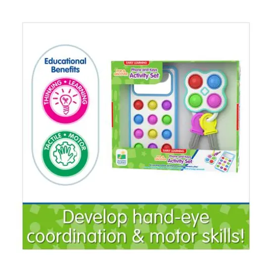 Early Learning - Pop & Discover Phone and Keys Activity Set {6}