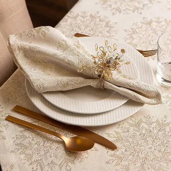 DII&reg; Winter Sparkle Jacquard Napkins, 6ct. {7}