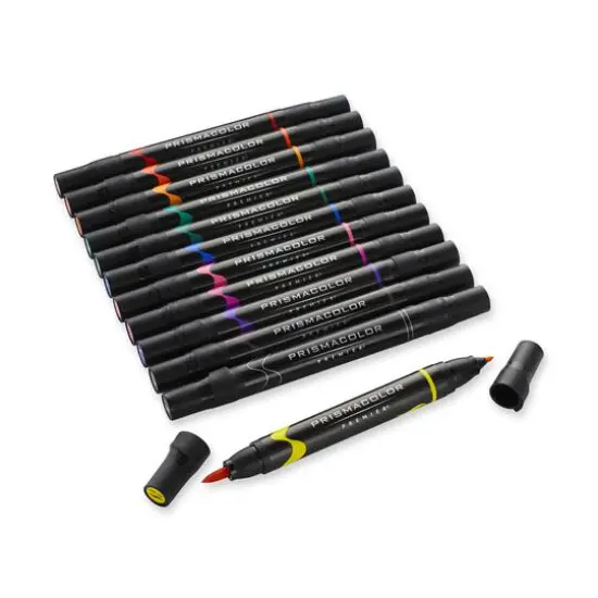 Prismacolor&reg; Premier&reg; Brush/Fine Art Marker Set, Primary {3}