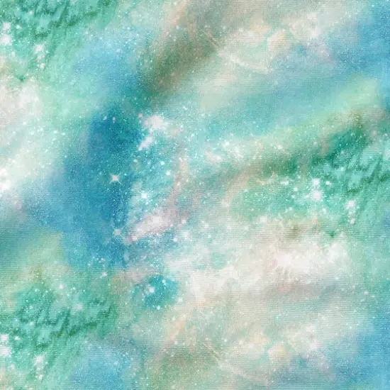 Fabric Editions Green Galaxy Cotton Fabric {5}