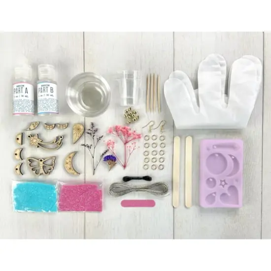 Wish Craft&trade; Wood & Resin Charm Jewelry Craft Kit {5}