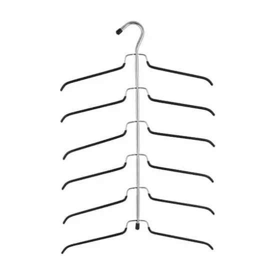 Organize It All Chrome 6 Tier Blouse Tree Hanger {1}