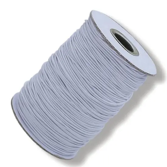 S&S&reg; Worldwide 1.1mm White Heavy Elastic Cord {1}