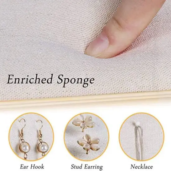 NEX&trade; Wall-Mounted Jewelry Display Organizer with Stand {4}