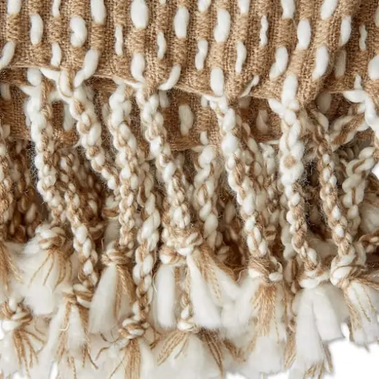 DII&reg; Stone & White Textured Acrylic Throw {3}