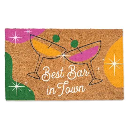 30" x 18" Best Bar in Town Doormat {1}