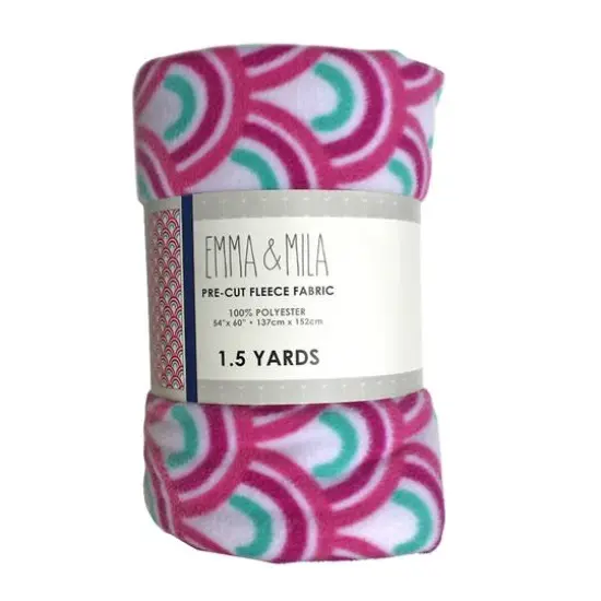 Emma & Mila&reg; Mini Rainbows Precut Fleece Fabric Bundle {1}