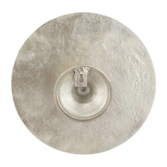 Silver Aluminum Modern Wall Decor, Set of 3 11", 13", 15" {7}