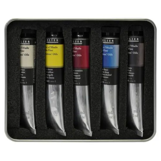 Sennelier Artists' Test Pack 5 Color Oil Paint Set {4}