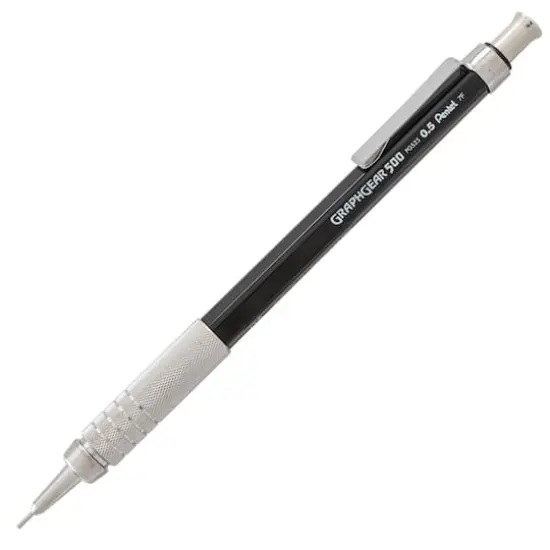 Pentel&reg; GraphGear 500&trade; 0.5mm Black Drafting Pencil {6}