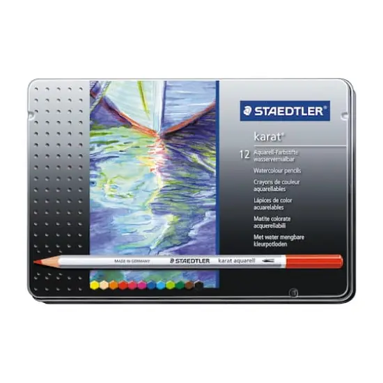 STAEDTLER&reg; karat&reg; 12 Piece Watercolor Pencil Set {1}