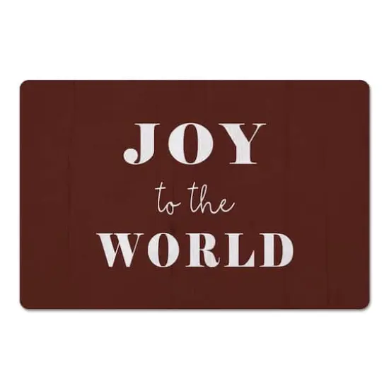 Joy To The World 27x18 Floor Mat {1}