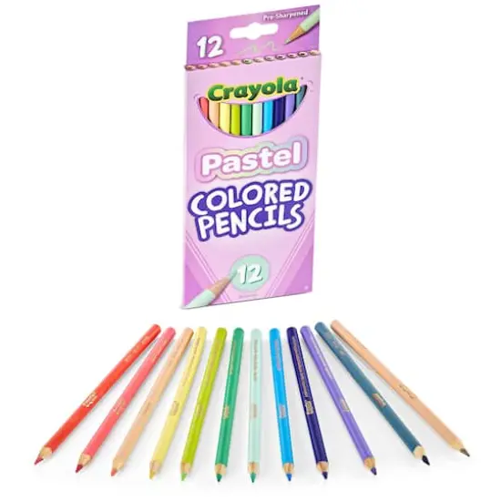 Crayola&reg; Pastel Colored Pencils, 12 Packs of 12 {3}