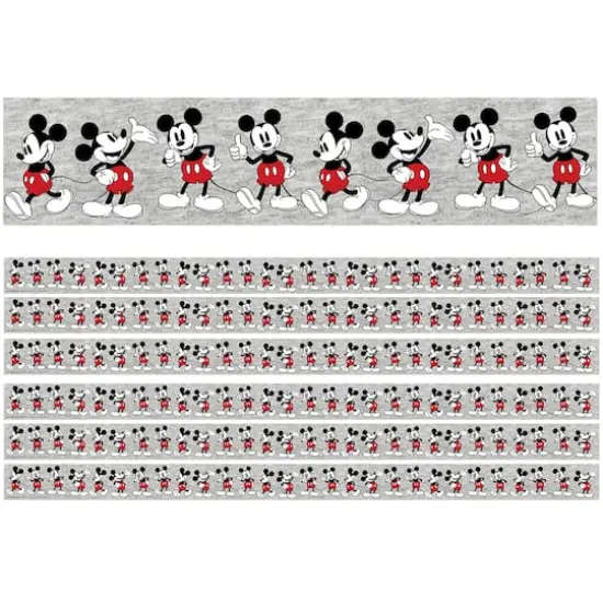 Eureka Mickey Mouse&reg; Throwback Mickey Poses Deco Trim&reg; Set {1}
