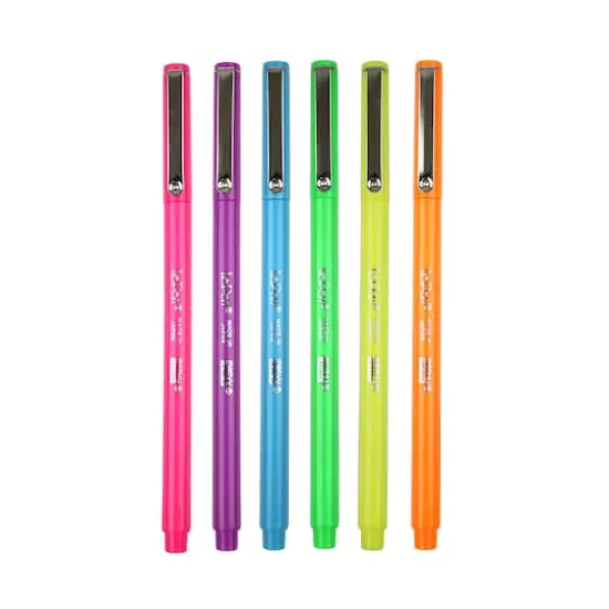 Marvy&reg; Uchida LePen&reg; Extra Fine 6 Neon Pen Set {1}