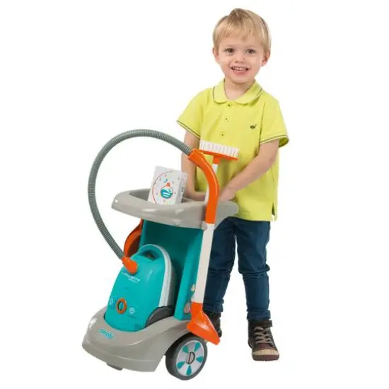 Simba Rowenta Cleaning Trolley with Vacuum Cleaner Toy {6}