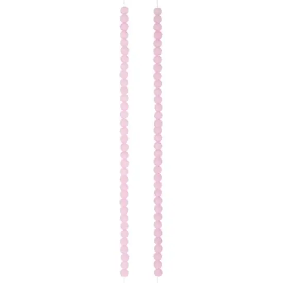 Pink Cat's Eye Round Glass Beads, 4mm by Bead Landing&trade; {4}