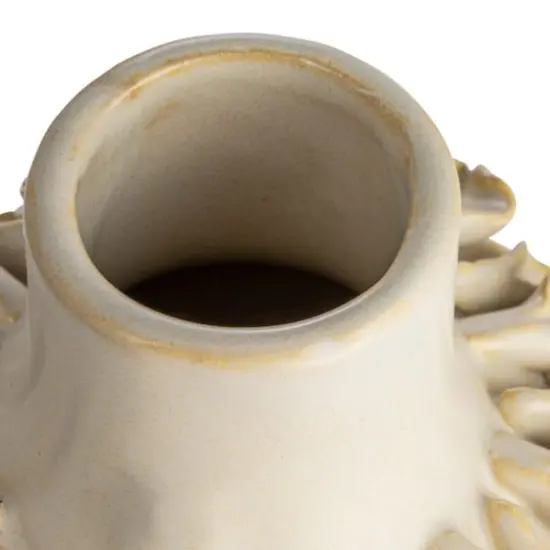 Hello Honey&reg; Bloomingville 5" Ivory Handmade Stoneware Formed Vase {4}