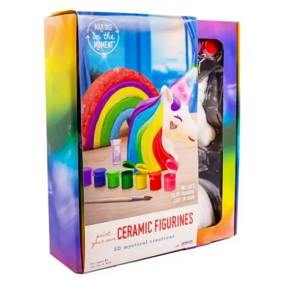 Making in the Moment&trade; 3D Ceramic Light Up Unicorn Figurine {3}