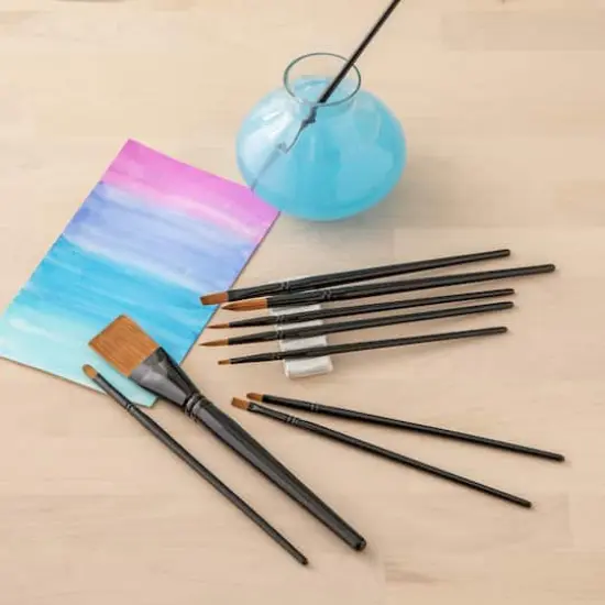Necessities&trade; Brown Synthetic Watercolor Brushes By Artist's Loft&trade; {3}