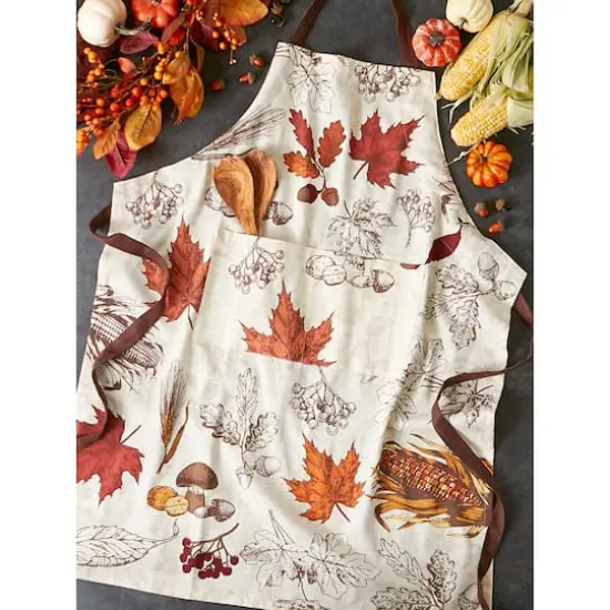 DII&reg; Autumn Botanical Printed Apron {4}