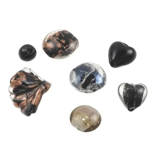 Mixed Lampwork Glass Craft Beads by Bead Landing&trade; Black {1}