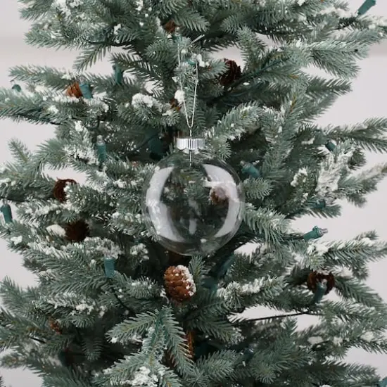 3.5" DIY Clear Plastic Ball Ornaments, 6ct. by Make Market&reg; {4}