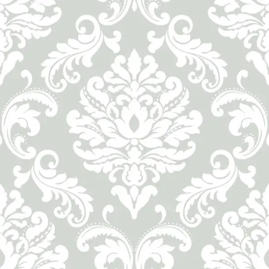 NuWallpaper Ariel Gray Peel & Stick Wallpaper {1}