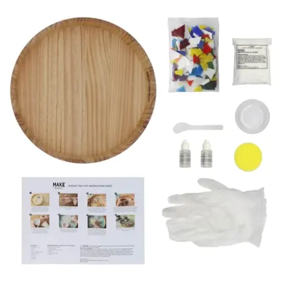14" Round Rainbow Mosaic Tray Kit by Make Market&reg; {3}