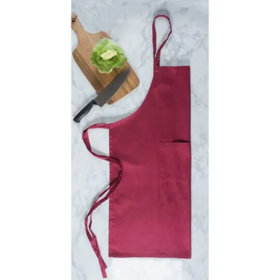 DII&reg; Chino Chef Apron Wine {4}