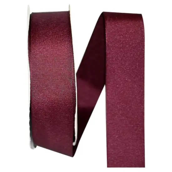 The Ribbon Roll 1.5" x 50yd. Grosgrain Solid Ribbon Burgundy {1}