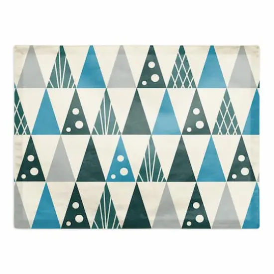 Cool Tree Pattern 18x14 Poly Twill Placemat {1}