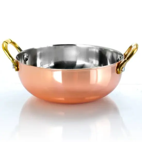 Rembrandt 5.3" Mini Copper Plated Serving Bowls, 6ct. {4}