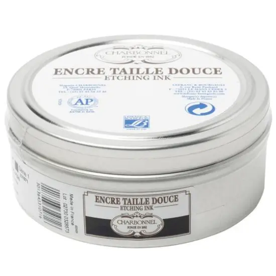 Charbonnel Etching Ink, 200mL Black RSR {4}