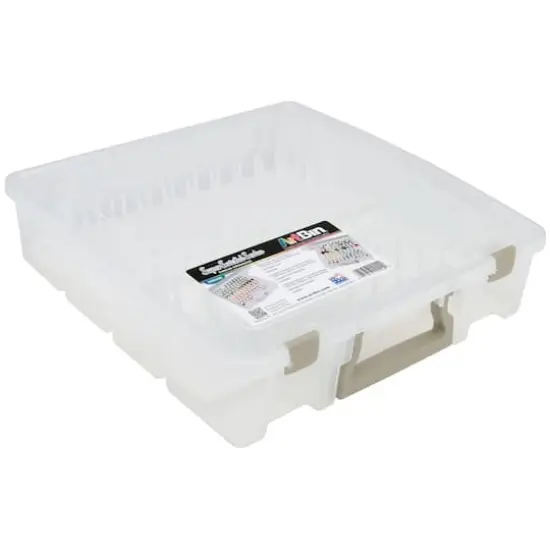 ArtBin&reg; Translucent Super Satchel Box w/Removable Thread Trays {1}