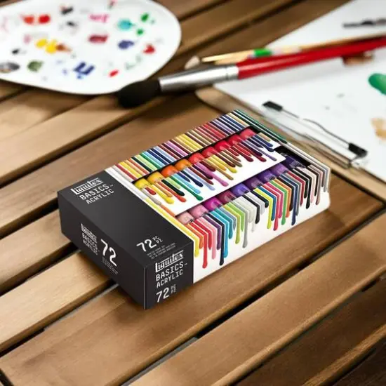 Liquitex&reg; BASICS 72-Color Acrylic Paint Set {4}