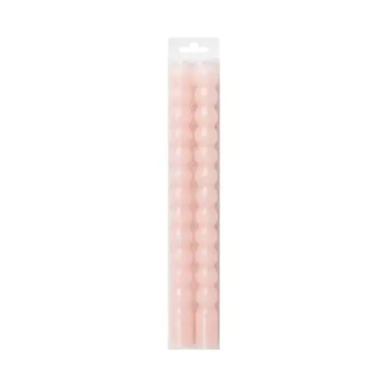 10" Unscented Bubble Taper Candles, 2ct. by Ashland&reg; Blush {1}