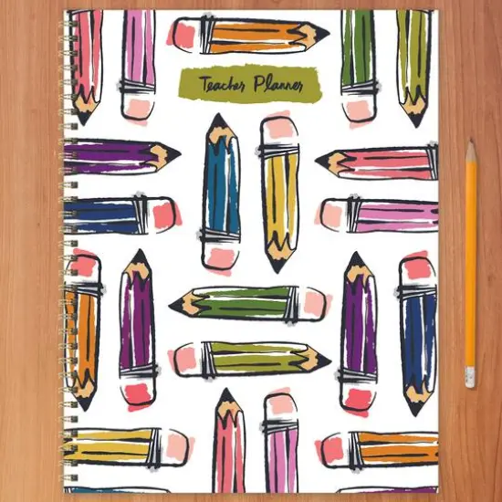 TF Publishing Large Undated Pencils Teacher & Homeschool Lesson Planner {5}