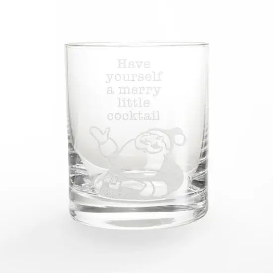 11oz. A Merry Little Cocktail Whiskey Glass {1}