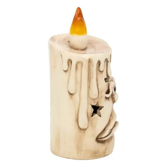 7" Ghostface White Candle with LED Lights {7}
