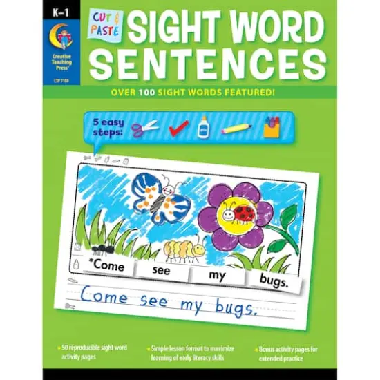 Cut & Paste Sight Word Sentences {1}