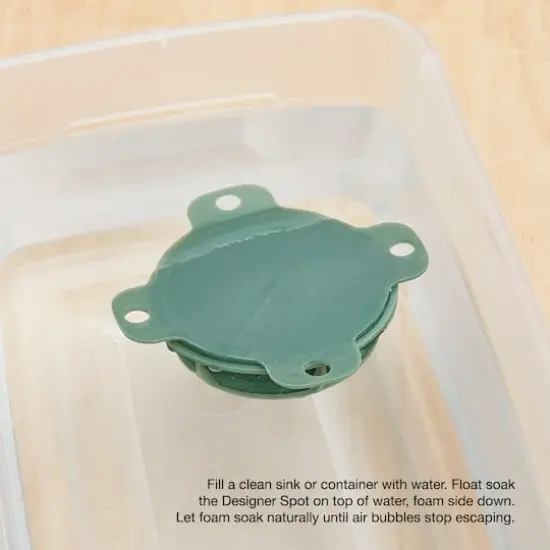 FloraCraft&reg; 2" Green Artesia WetFōM Designer Spot&trade;, 2ct. {6}