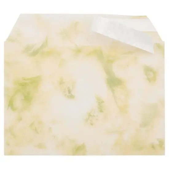 JAM Paper 5.063" x 7.188" Cello Sleeves with Self Adhesive Closures, 100ct. Green Floral {4}