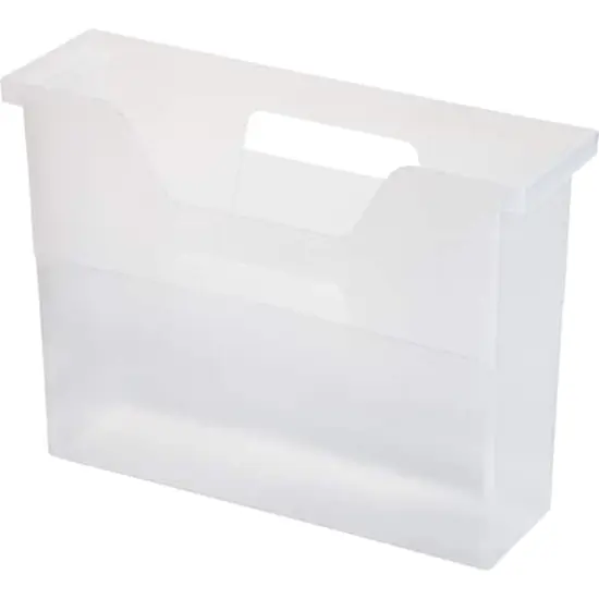 IRIS&reg; Small Open Top Plastic File Box {1}