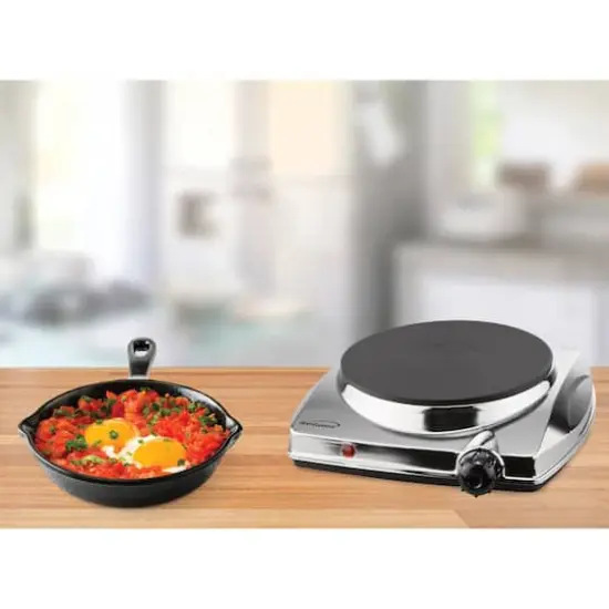 Brentwood 1000 Watt Electric Single-Burner Hot Plate {10}