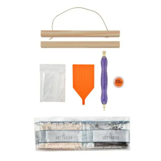 8" x 10" Spider Skull Diamond Art Kit with Magnetic Frame by Make Market&reg; {4}