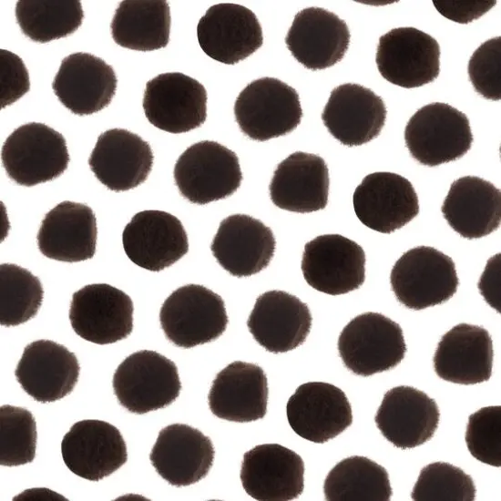 John Bead 1/2" Pom Poms, 100ct. Brown {1}